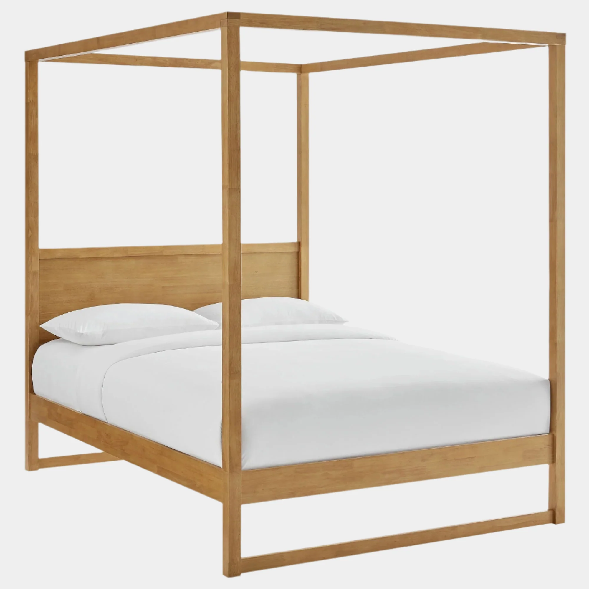 Alva Queen Wood Canopy Platform Bed - Image 11