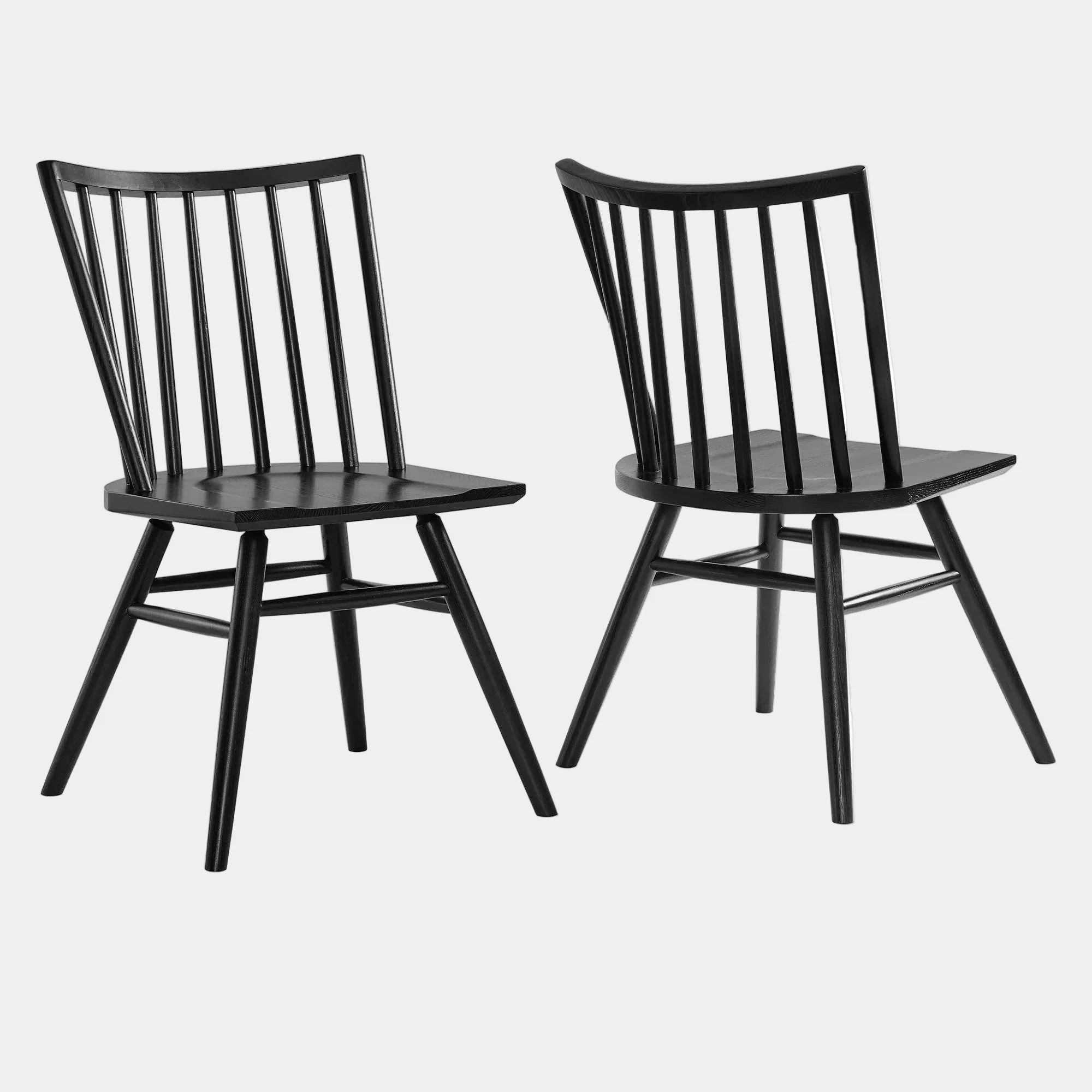 Alvar Spindle Back Dining Side Chairs Set of 2 - Image 11