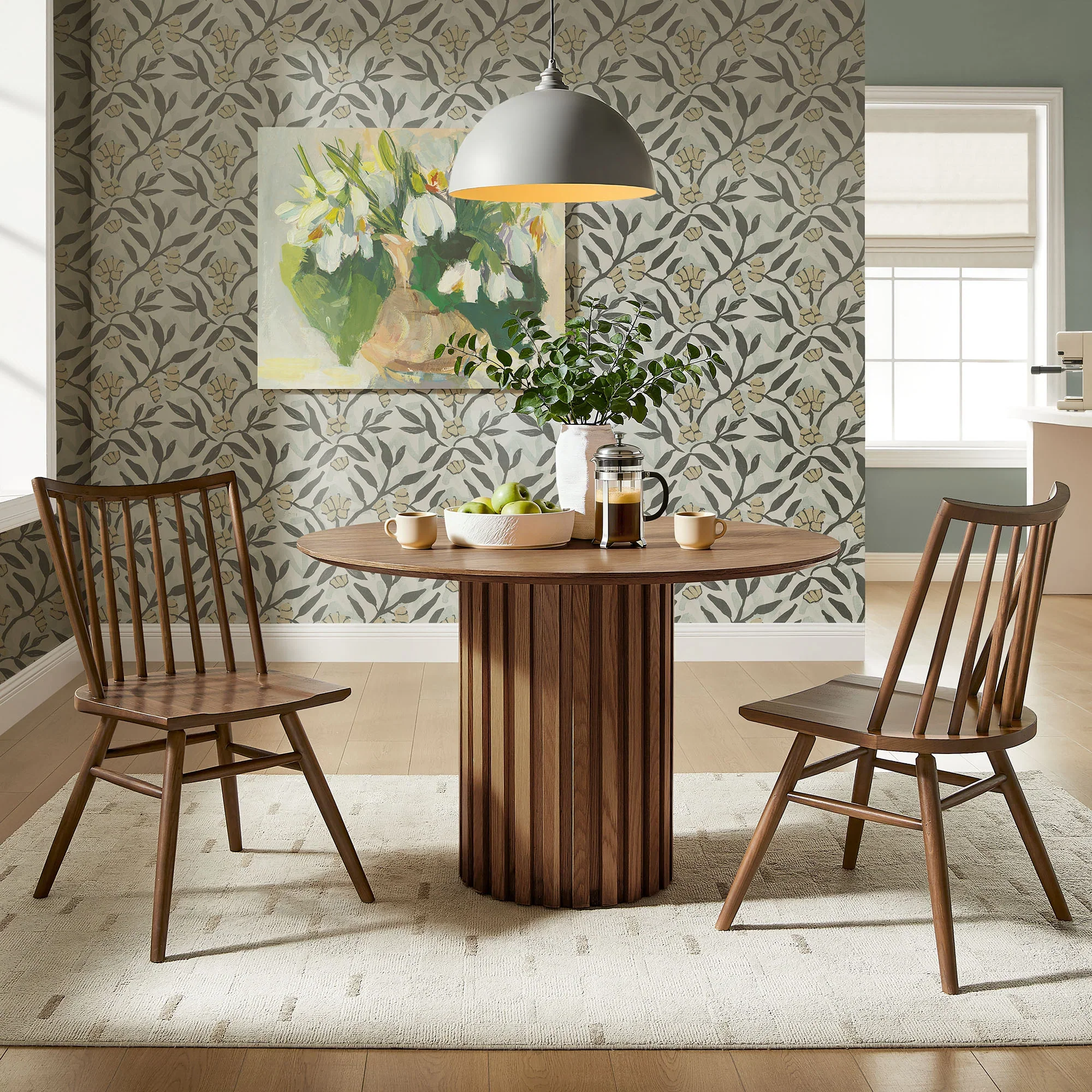 Alvar Spindle Back Dining Side Chairs Set of 2 - Image 22