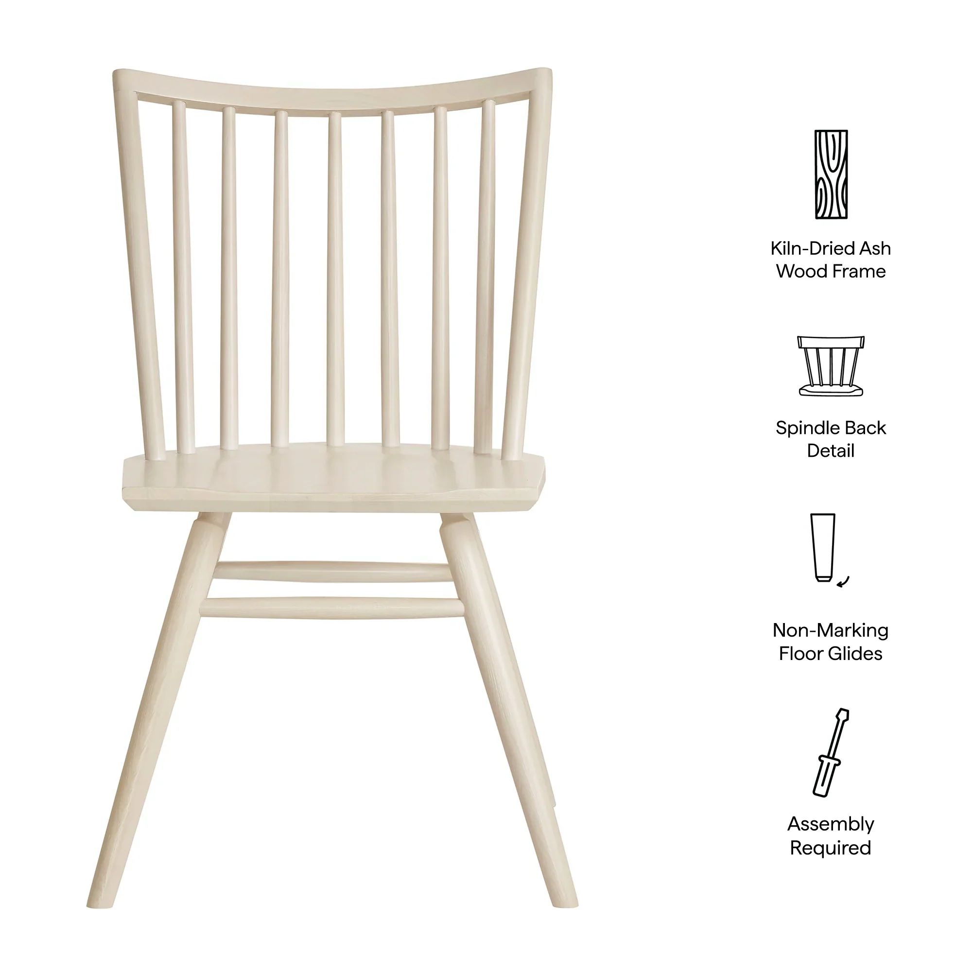 Alvar Spindle Back Dining Side Chairs Set of 2 - Image 39