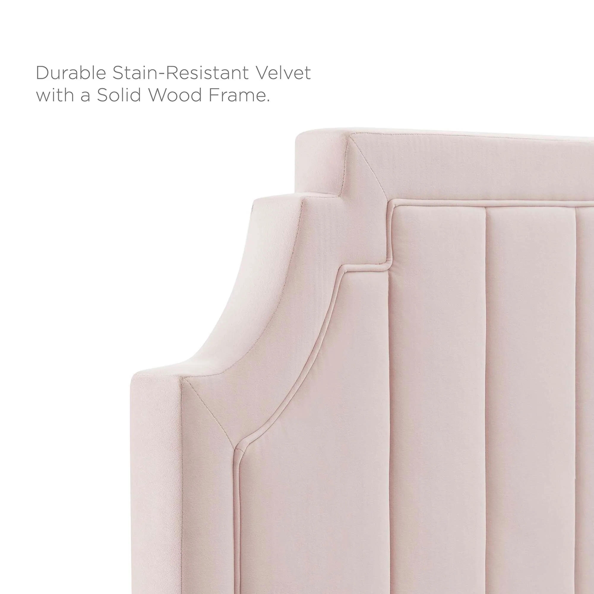 Alyona Channel Tufted Performance Velvet Headboard - Image 17
