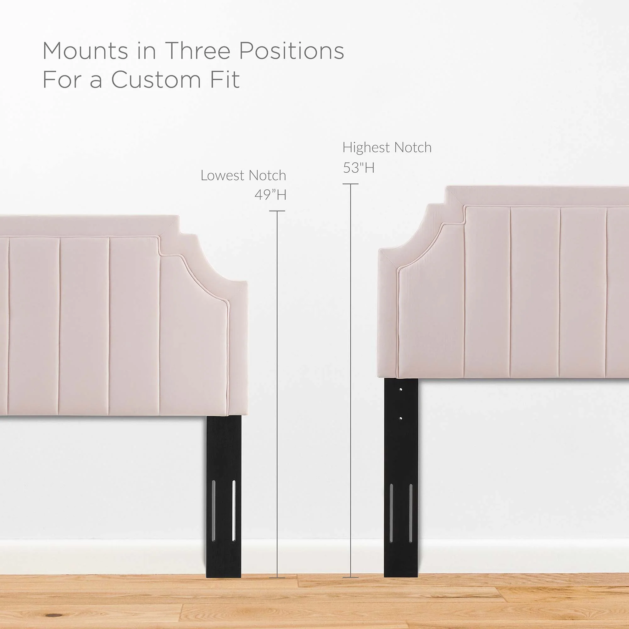 Alyona Channel Tufted Performance Velvet Headboard - Image 18