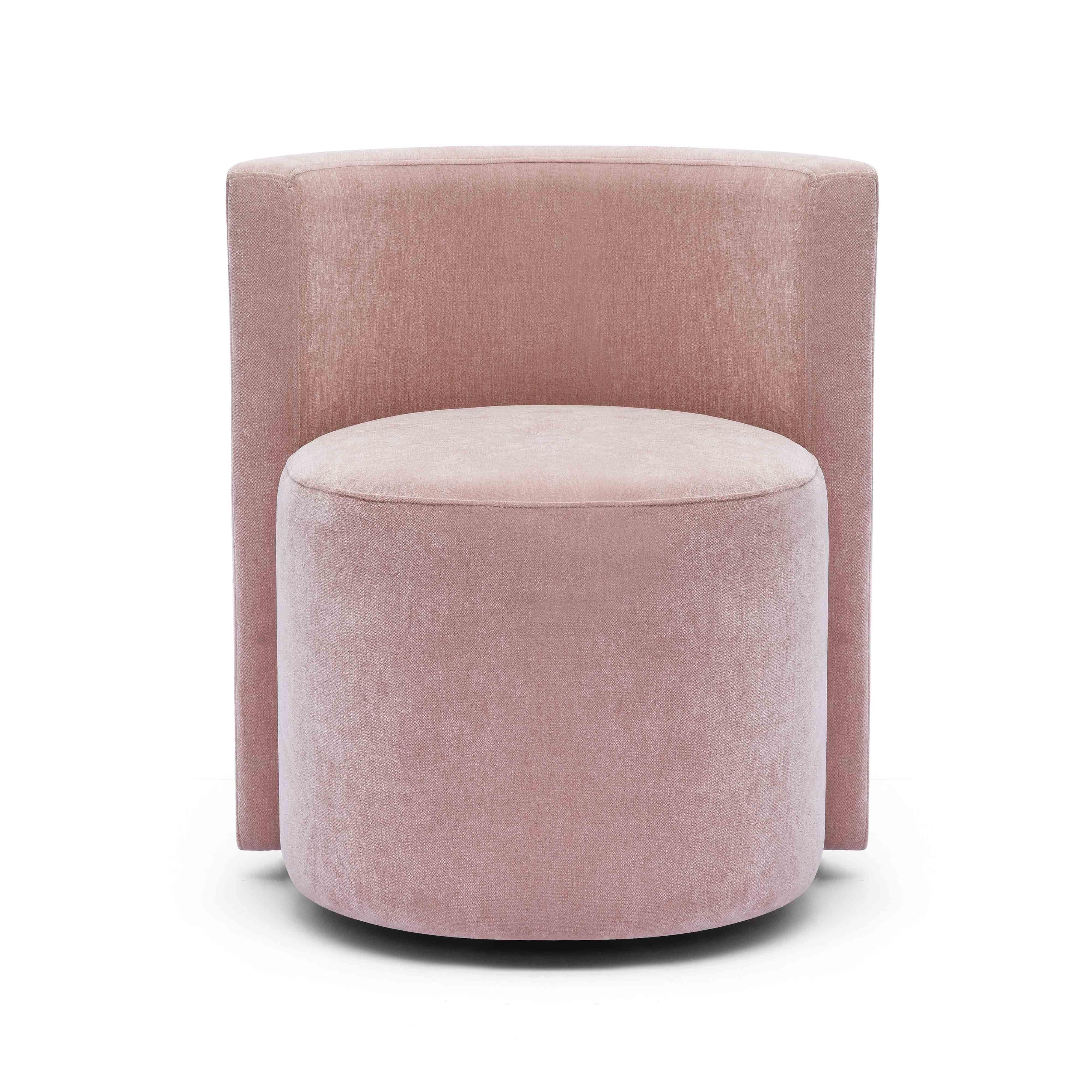 Alyssa Upcycled Performance Velvet Rolling Desk Chair - Image 10