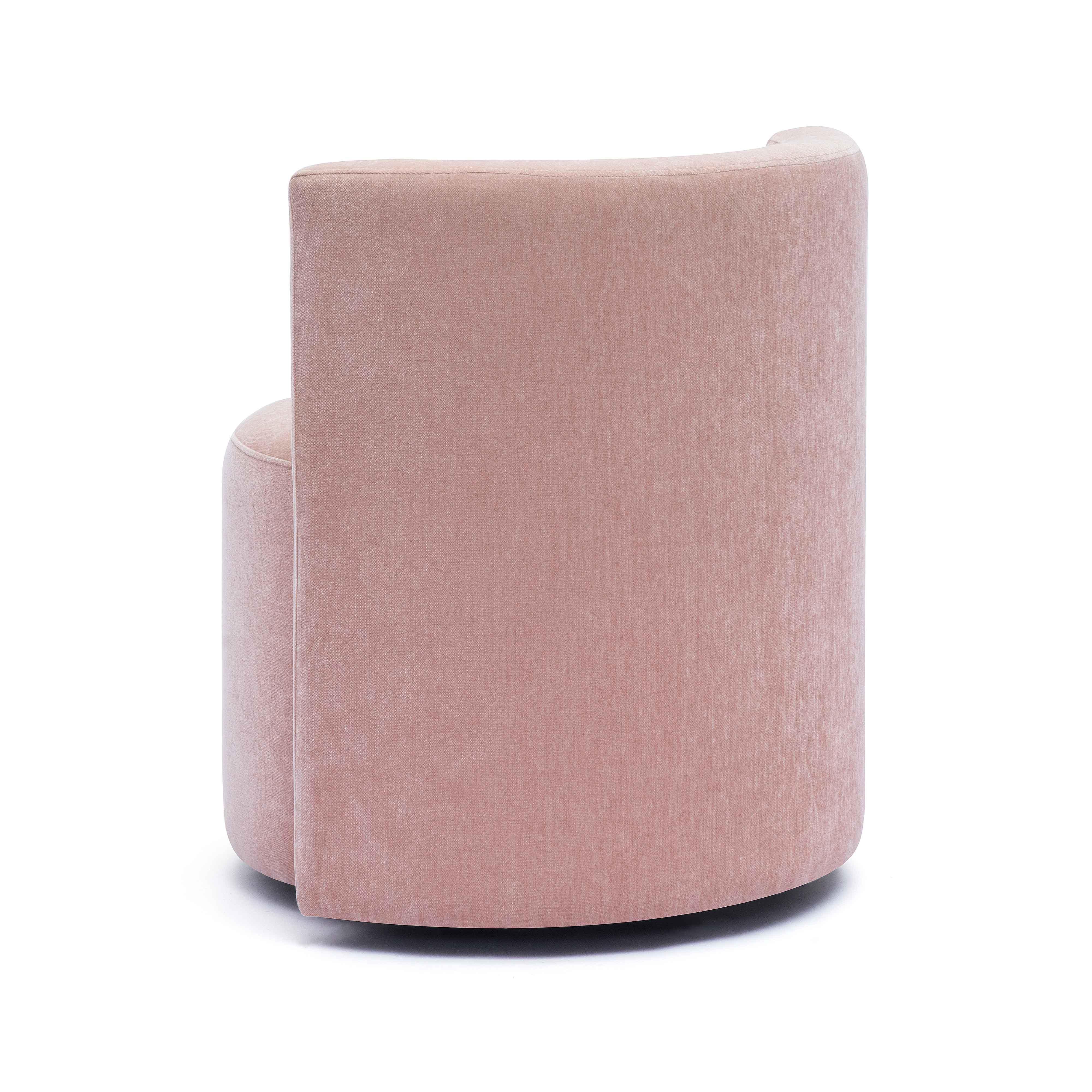 Alyssa Upcycled Performance Velvet Rolling Desk Chair - Image 11