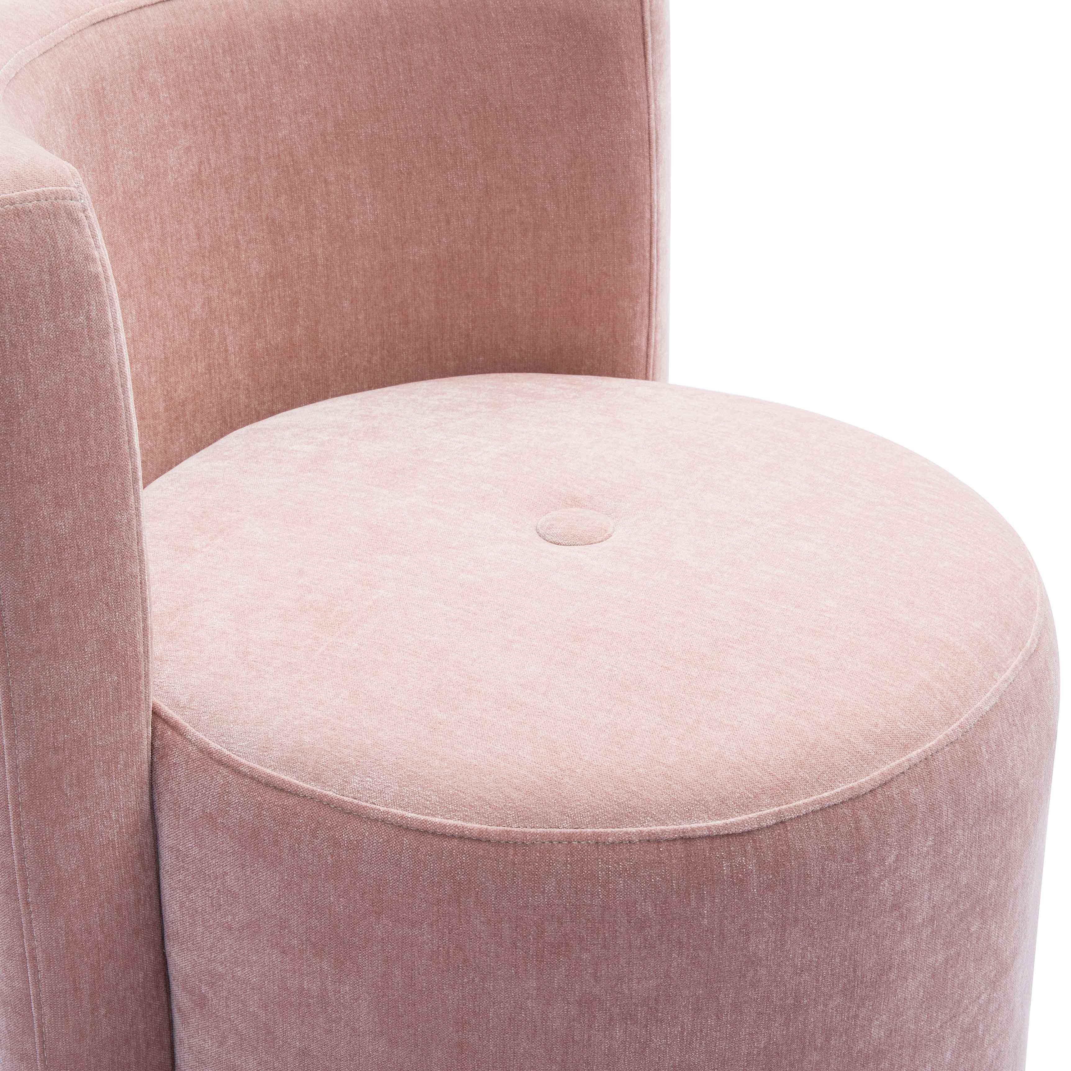 Alyssa Upcycled Performance Velvet Rolling Desk Chair - Image 12