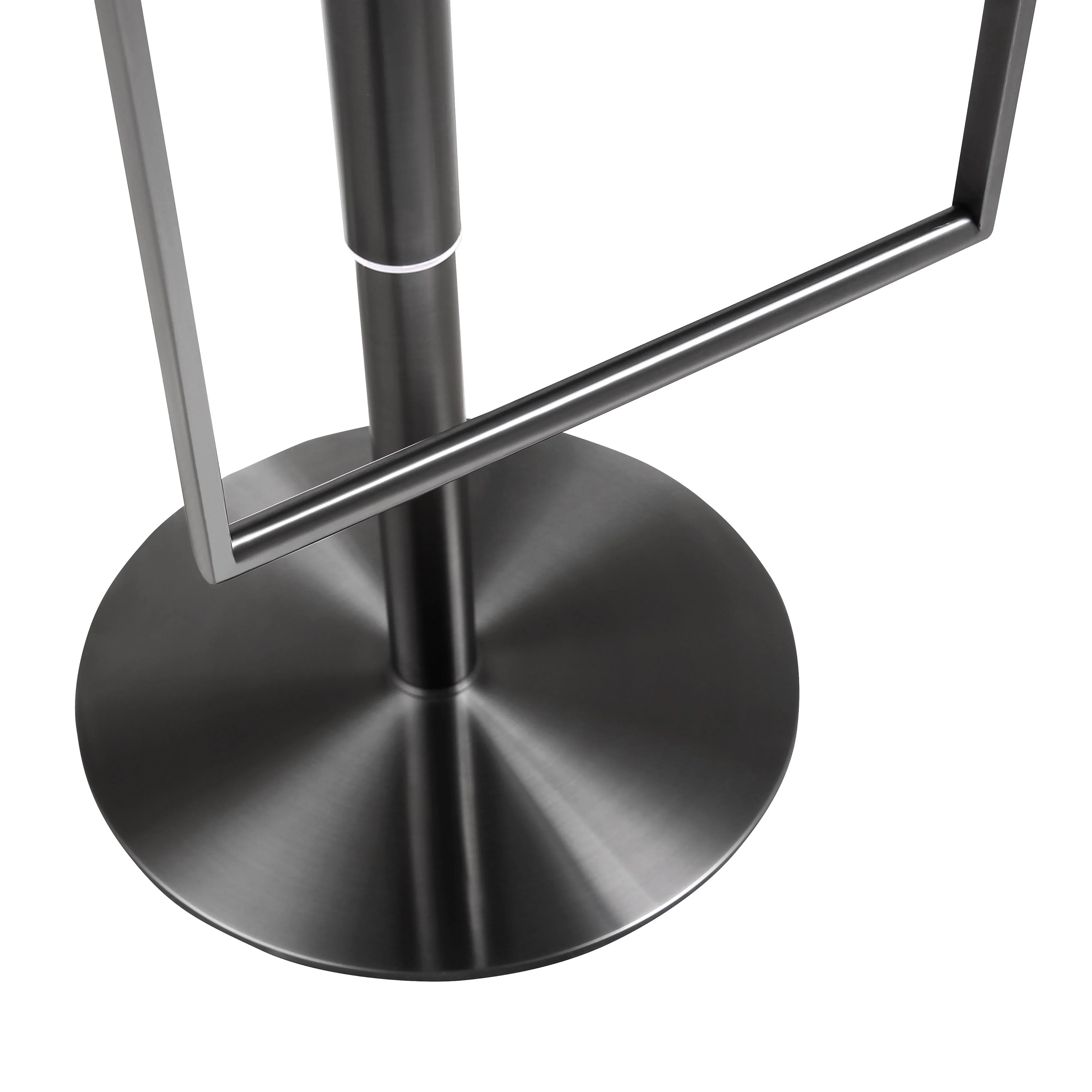 Amalfi Black Performance Vegan Leather on Black Stool - Image 7