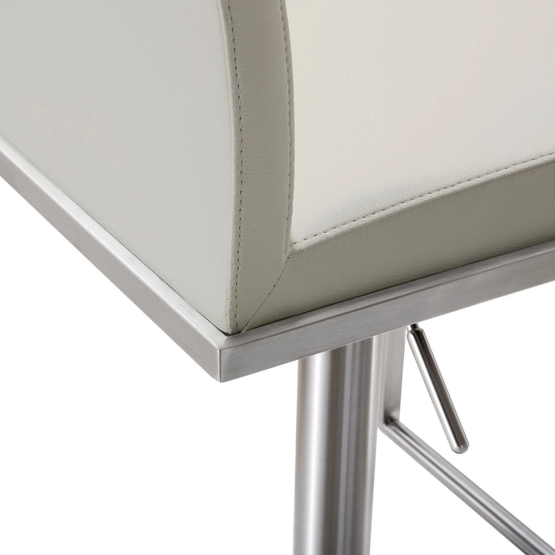 Amalfi Performance Vegan Leather Adjustable Stool - Image 7