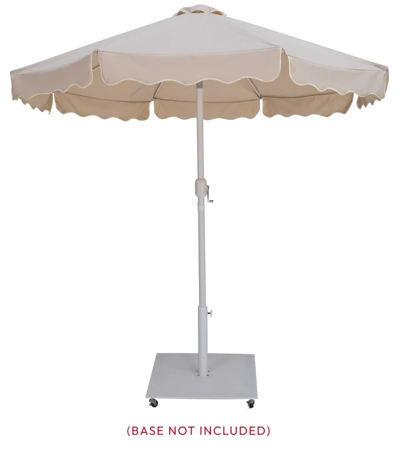 Amalfi Water Resistant Fabric And Aluminum Patio Umbrella - Image 42