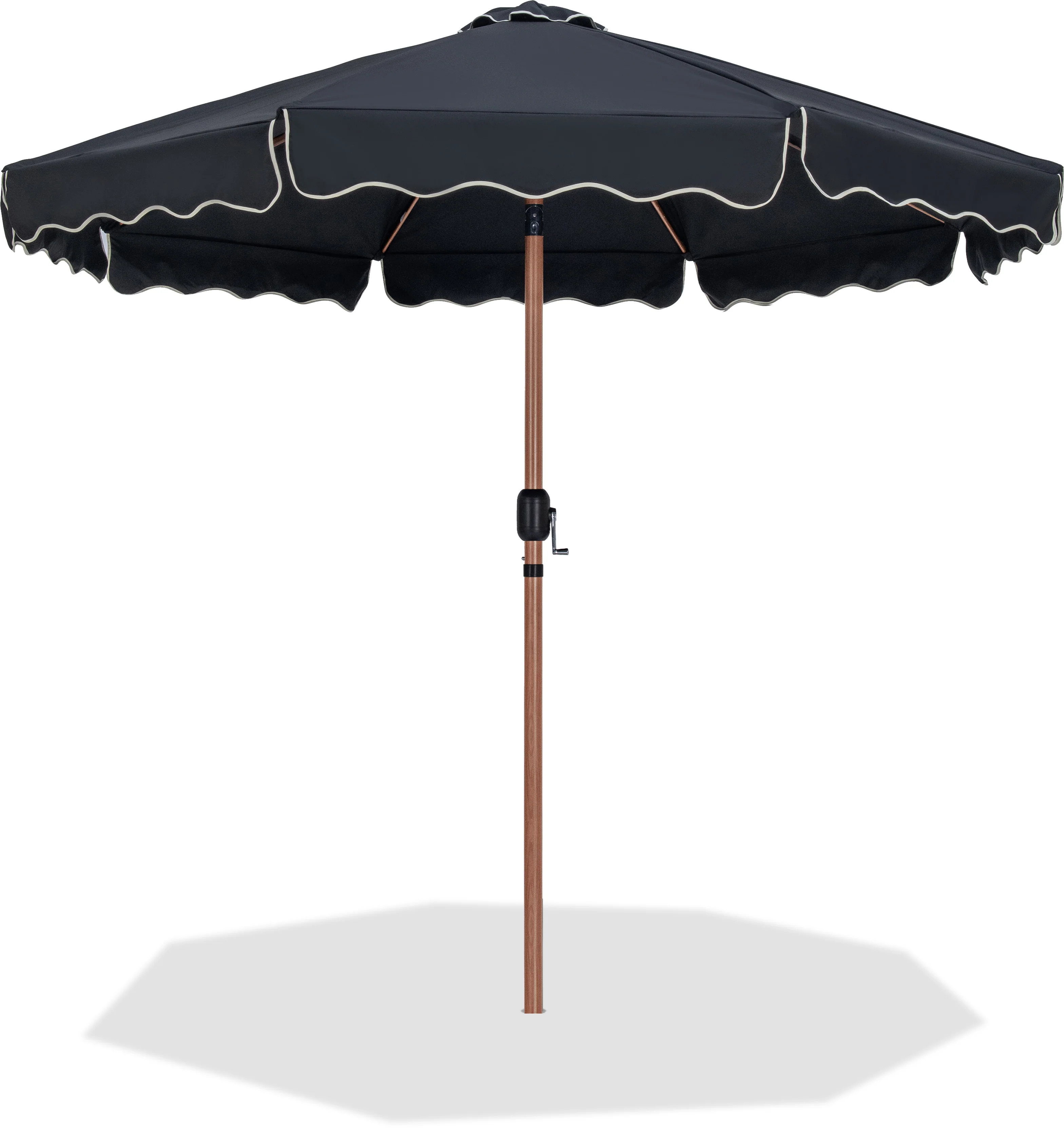 Amalfi Water Resistant Fabric And Aluminum Patio Umbrella