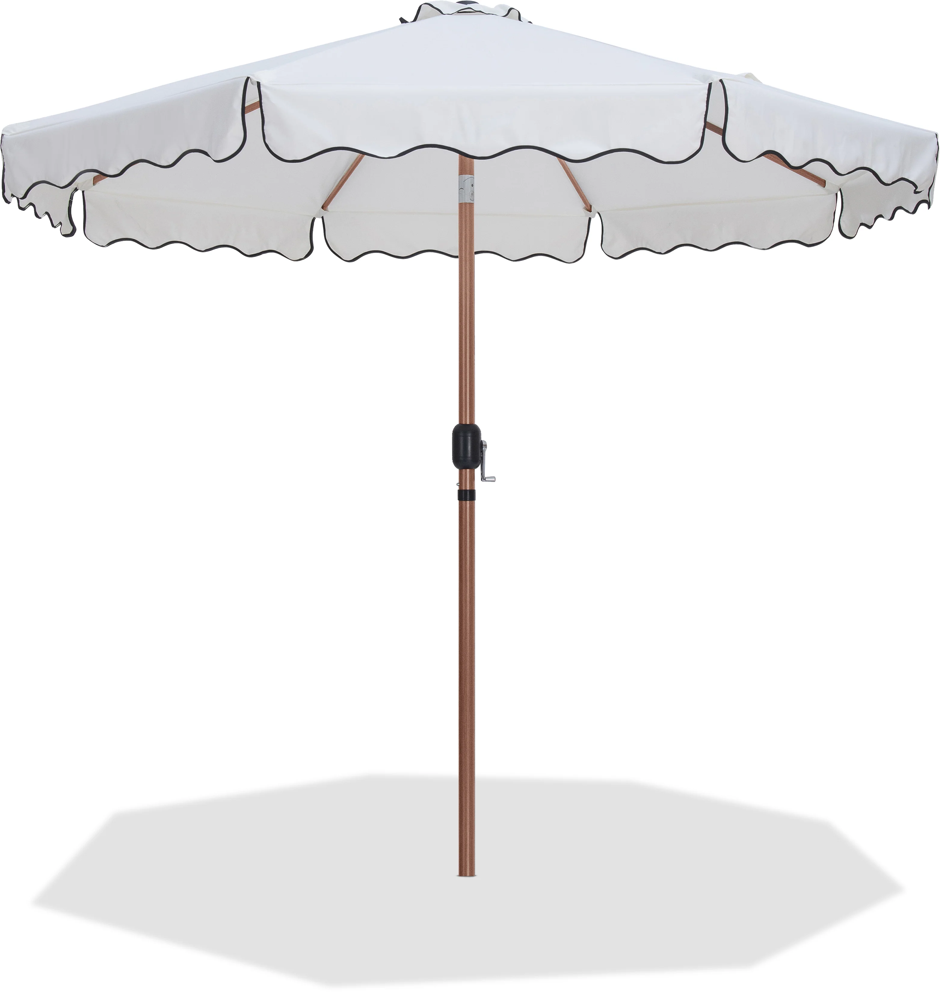 Amalfi Water Resistant Fabric And Aluminum Patio Umbrella - Image 12