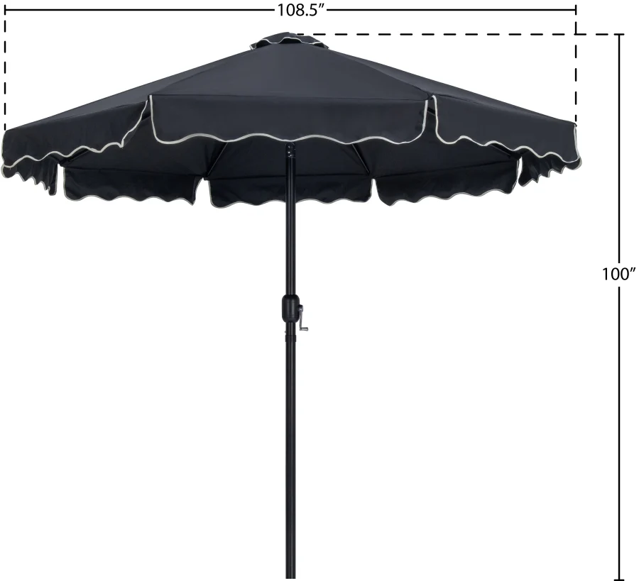 Amalfi Water Resistant Fabric And Aluminum Patio Umbrella - Image 10