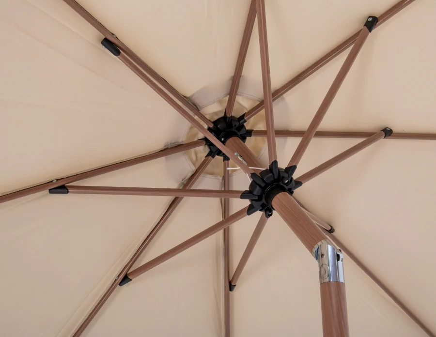 Amalfi Water Resistant Fabric And Aluminum Patio Umbrella - Image 32