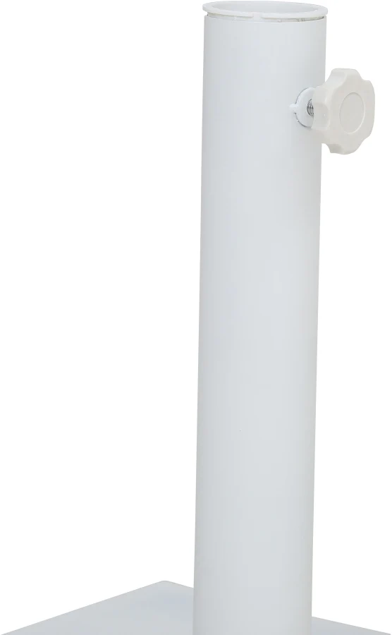 Amalfi Water Resistant Fabric And Aluminum Patio Umbrella With Base Set - Image 67