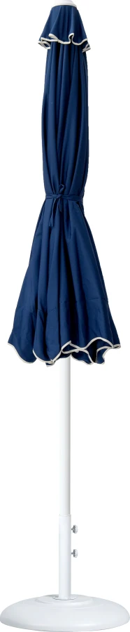 Amalfi Water Resistant Fabric And Aluminum Patio Umbrella With Base Set - Image 44