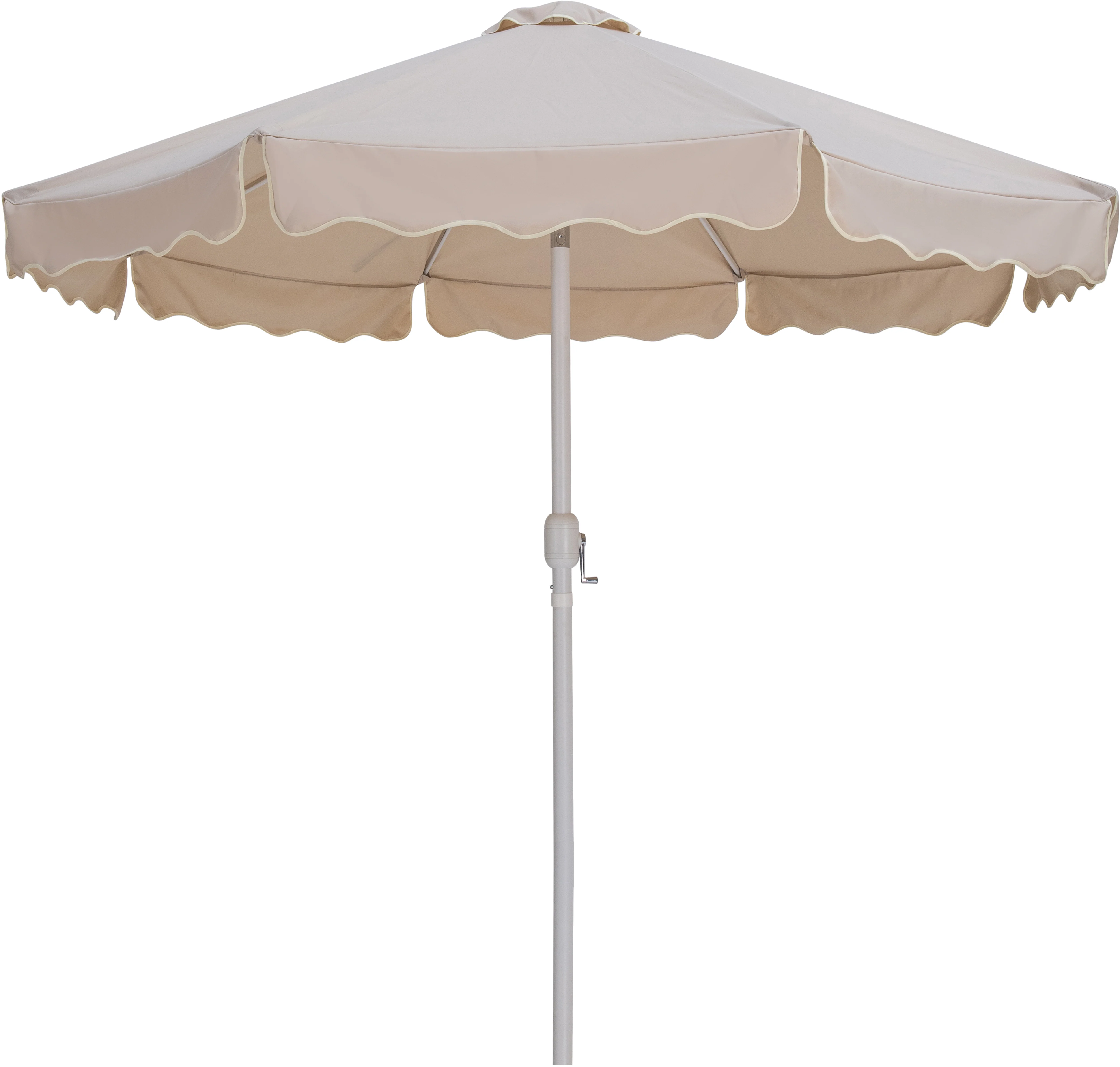 Amalfi Water Resistant Fabric And Aluminum Patio Umbrella With Base Set - Image 53