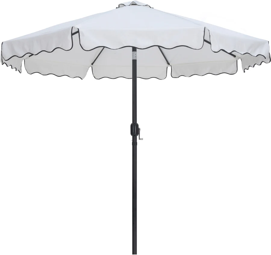 Amalfi Water Resistant Fabric And Aluminum Patio Umbrella With Base Set - Image 21
