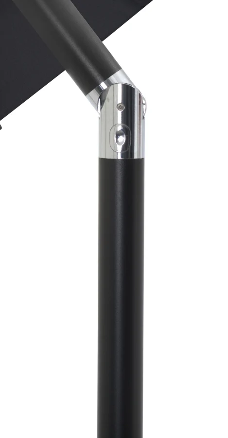 Amalfi Water Resistant Fabric And Aluminum Patio Umbrella With Base Set - Image 15