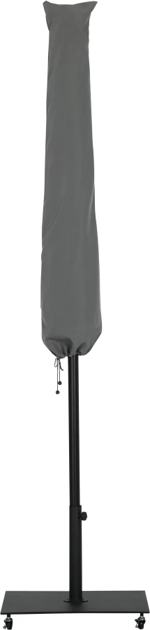 Amalfi Water Resistant Fabric And Aluminum Patio Umbrella With Base Set - Image 51
