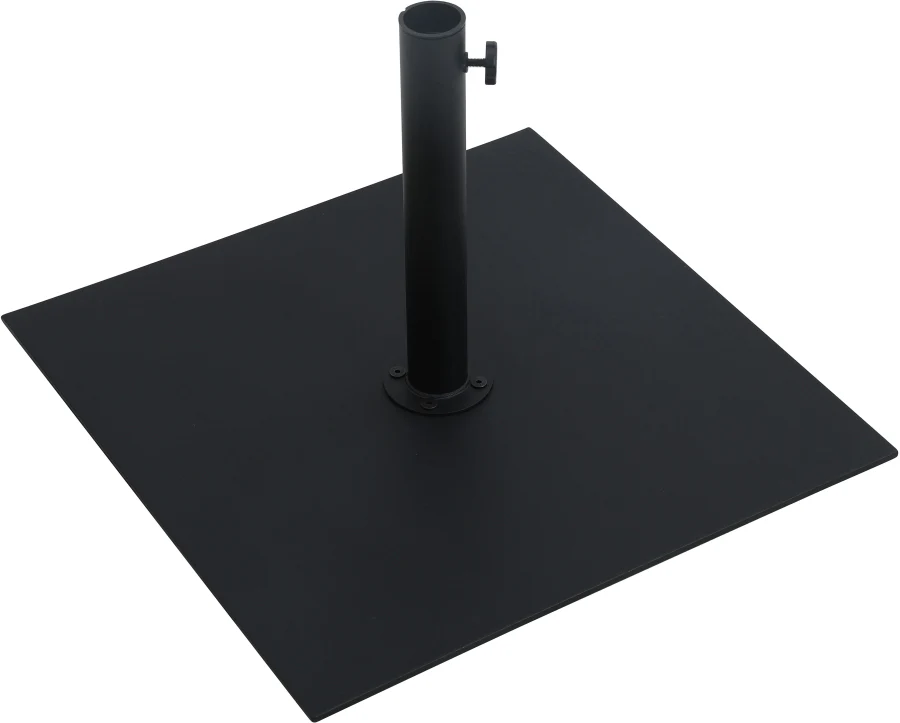 Amalfi Water Resistant Fabric And Aluminum Patio Umbrella With Base Set - Image 7