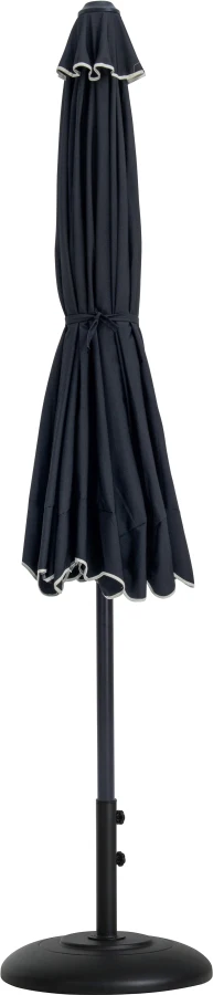 Amalfi Water Resistant Fabric And Aluminum Patio Umbrella With Base Set - Image 10