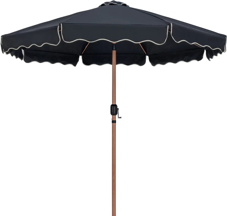 Amalfi Water Resistant Fabric And Aluminum Patio Umbrella With Base Set - Image 19