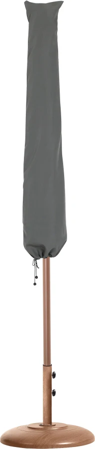 Amalfi Water Resistant Fabric And Aluminum Patio Umbrella With Base Set - Image 42