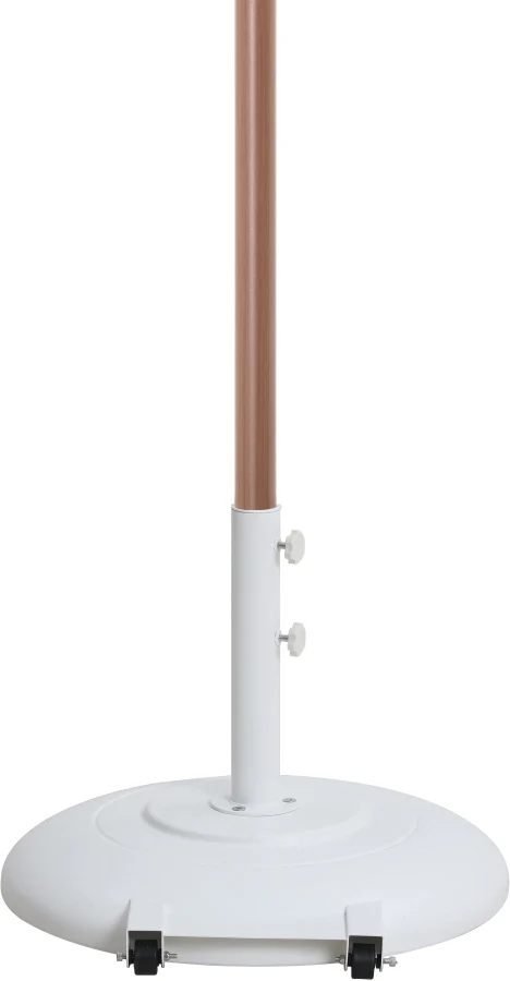 Amalfi Water Resistant Fabric And Aluminum Patio Umbrella With Base Set - Image 52
