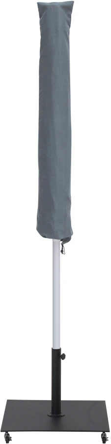 Amalfi Water Resistant Fabric And Aluminum Patio Umbrella With Base Set - Image 14