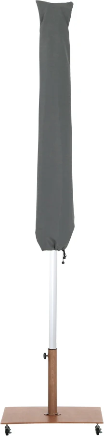 Amalfi Water Resistant Fabric And Aluminum Patio Umbrella With Base Set - Image 52