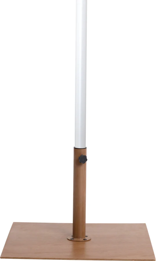 Amalfi Water Resistant Fabric And Aluminum Patio Umbrella With Base Set - Image 6