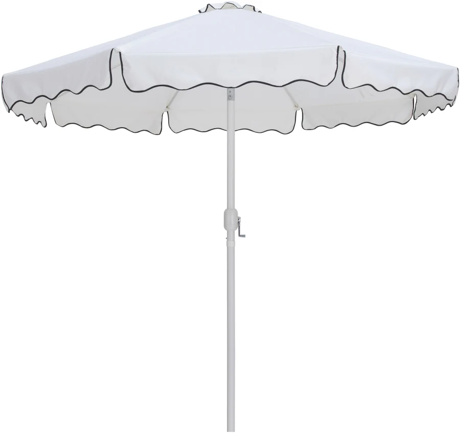 Amalfi Water Resistant Fabric And Aluminum Patio Umbrella With Base Set - Image 22