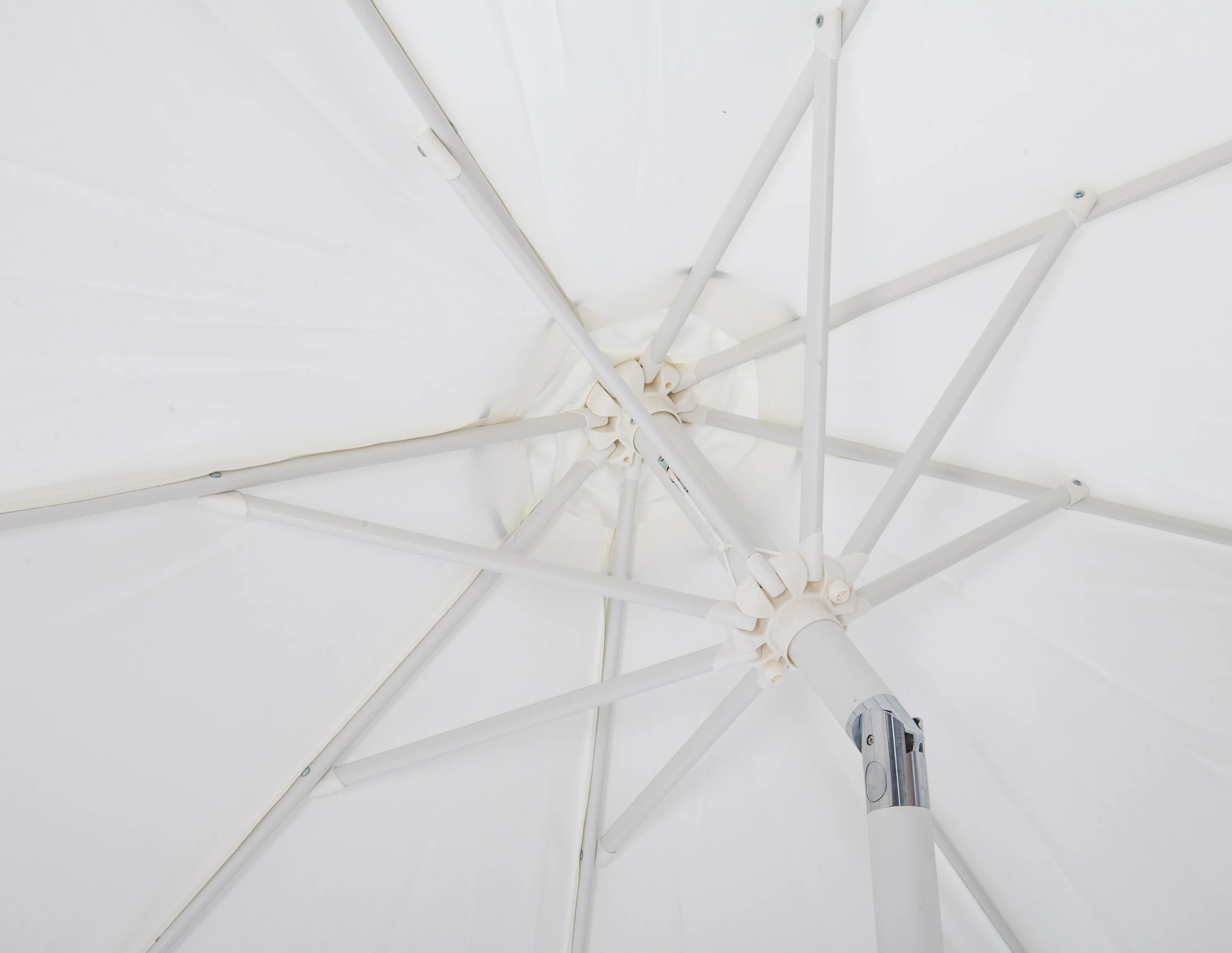 Amalfi Water Resistant Fabric And Aluminum Patio Umbrella With Base Set - Image 35