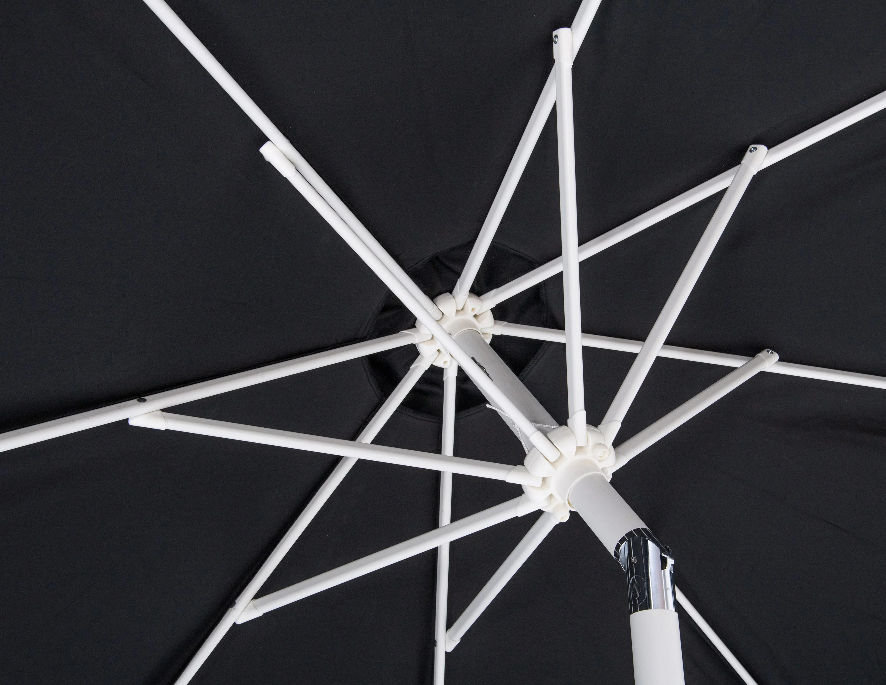 Amalfi Water Resistant Fabric And Aluminum Patio Umbrella With Base Set - Image 14