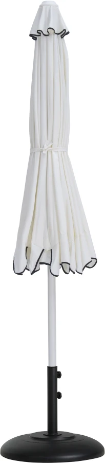 Amalfi Water Resistant Fabric And Aluminum Patio Umbrella With Base Set - Image 26