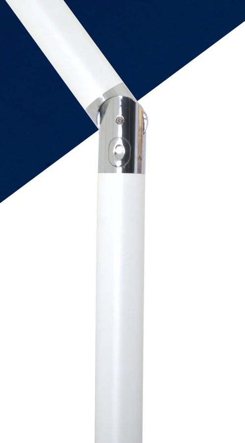 Amalfi Water Resistant Fabric And Aluminum Patio Umbrella With Base Set - Image 44
