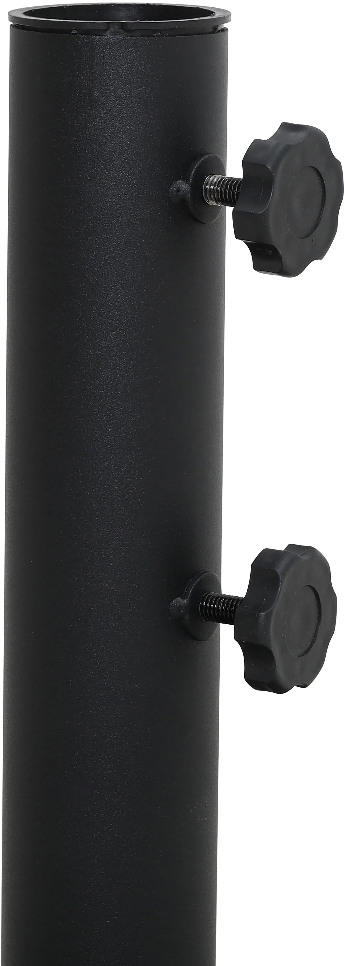 Amalfi Water Resistant Fabric And Aluminum Patio Umbrella With Base Set - Image 9