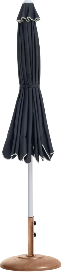 Amalfi Water Resistant Fabric And Aluminum Patio Umbrella With Base Set - Image 10