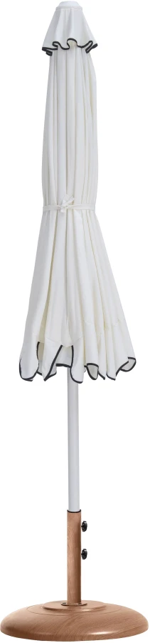 Amalfi Water Resistant Fabric And Aluminum Patio Umbrella With Base Set - Image 26