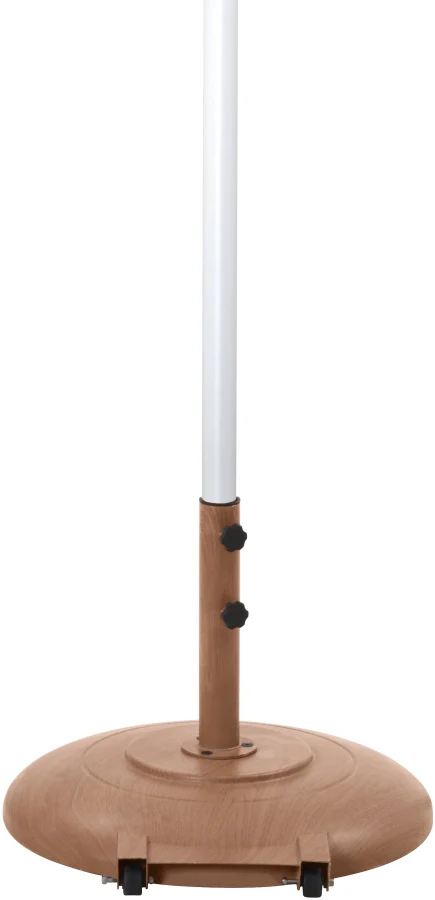 Amalfi Water Resistant Fabric And Aluminum Patio Umbrella With Base Set - Image 36