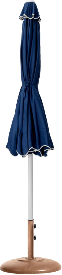 Amalfi Water Resistant Fabric And Aluminum Patio Umbrella With Base Set - Image 41