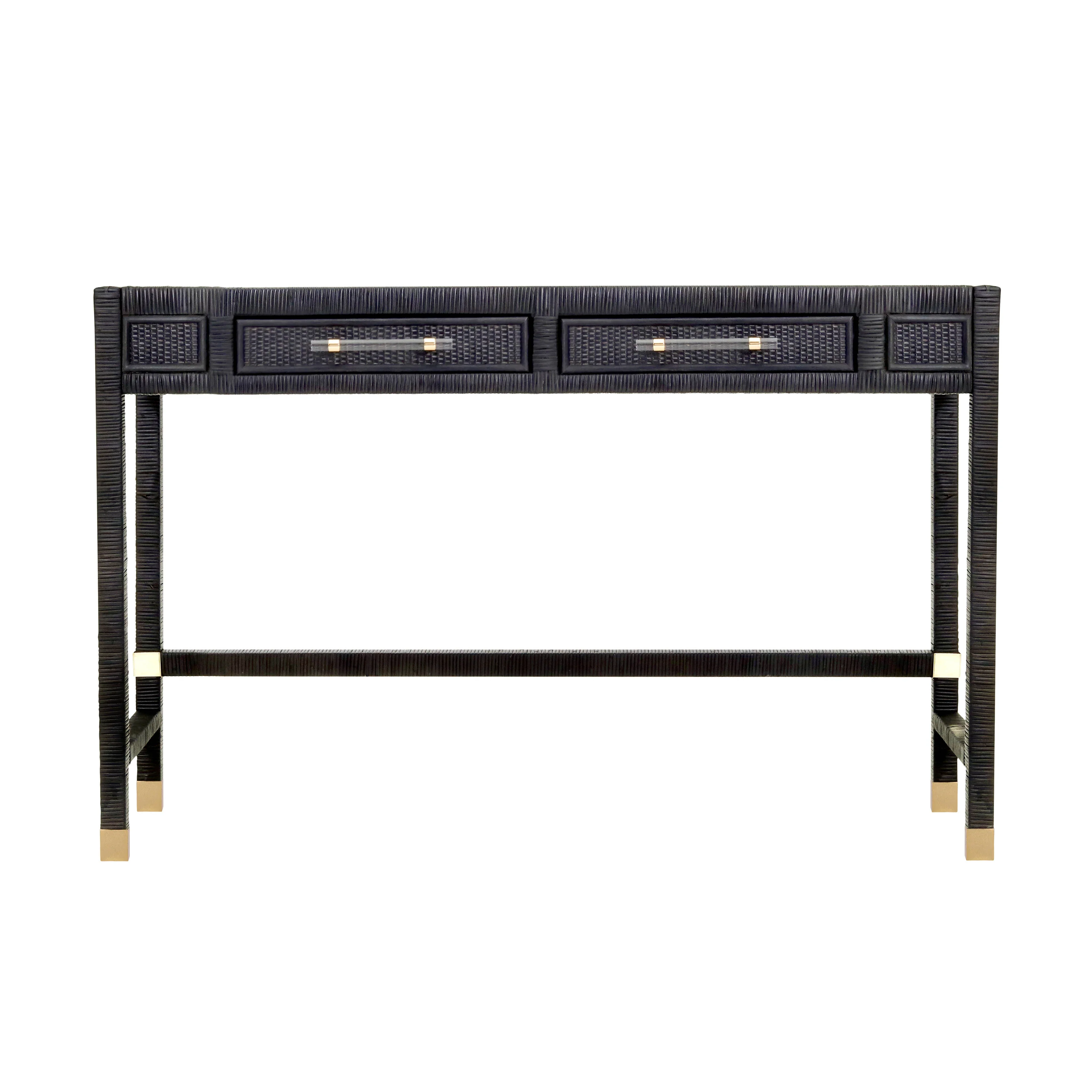 Amara 47" Woven Rattan Desk - Image 10