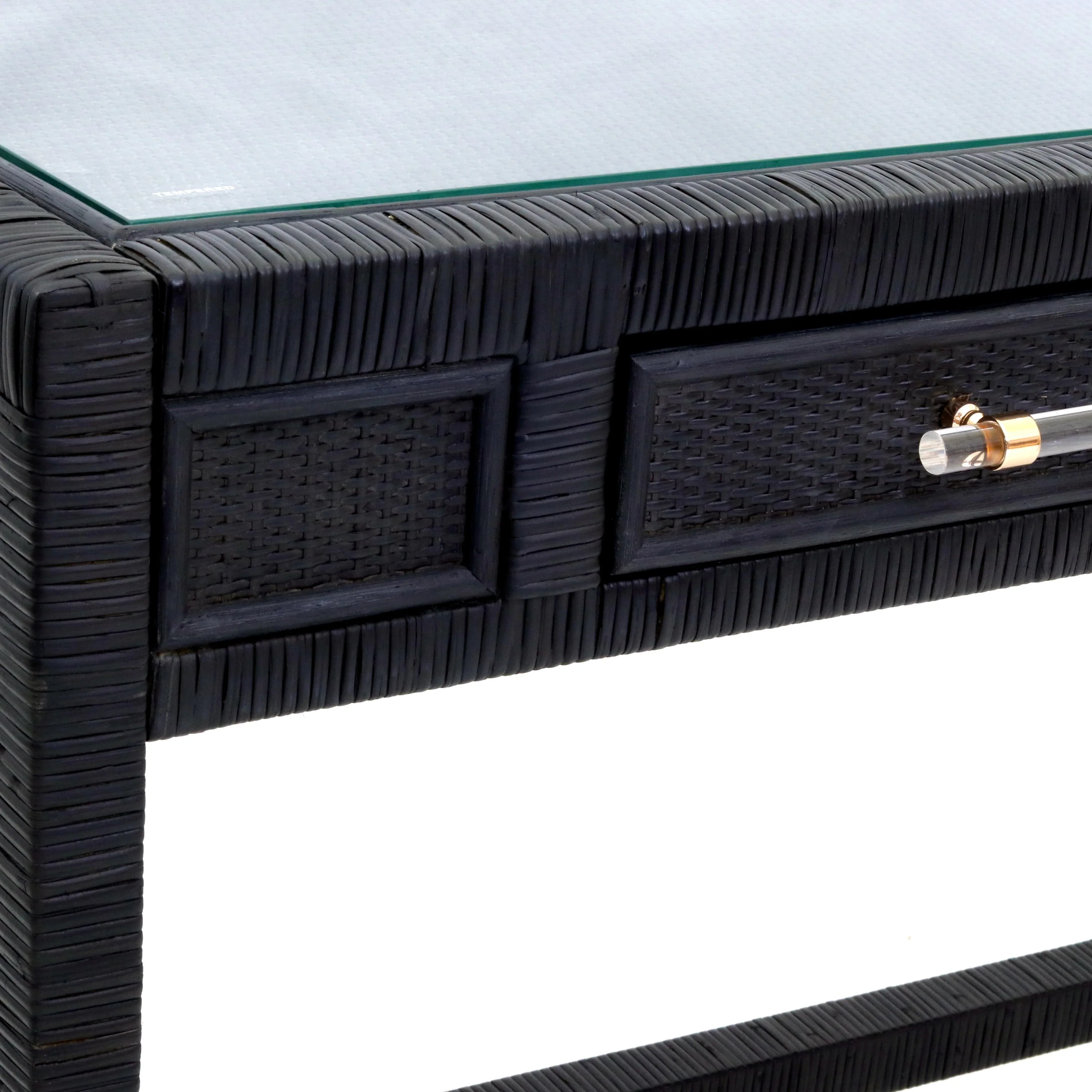 Amara 47" Woven Rattan Desk - Image 13