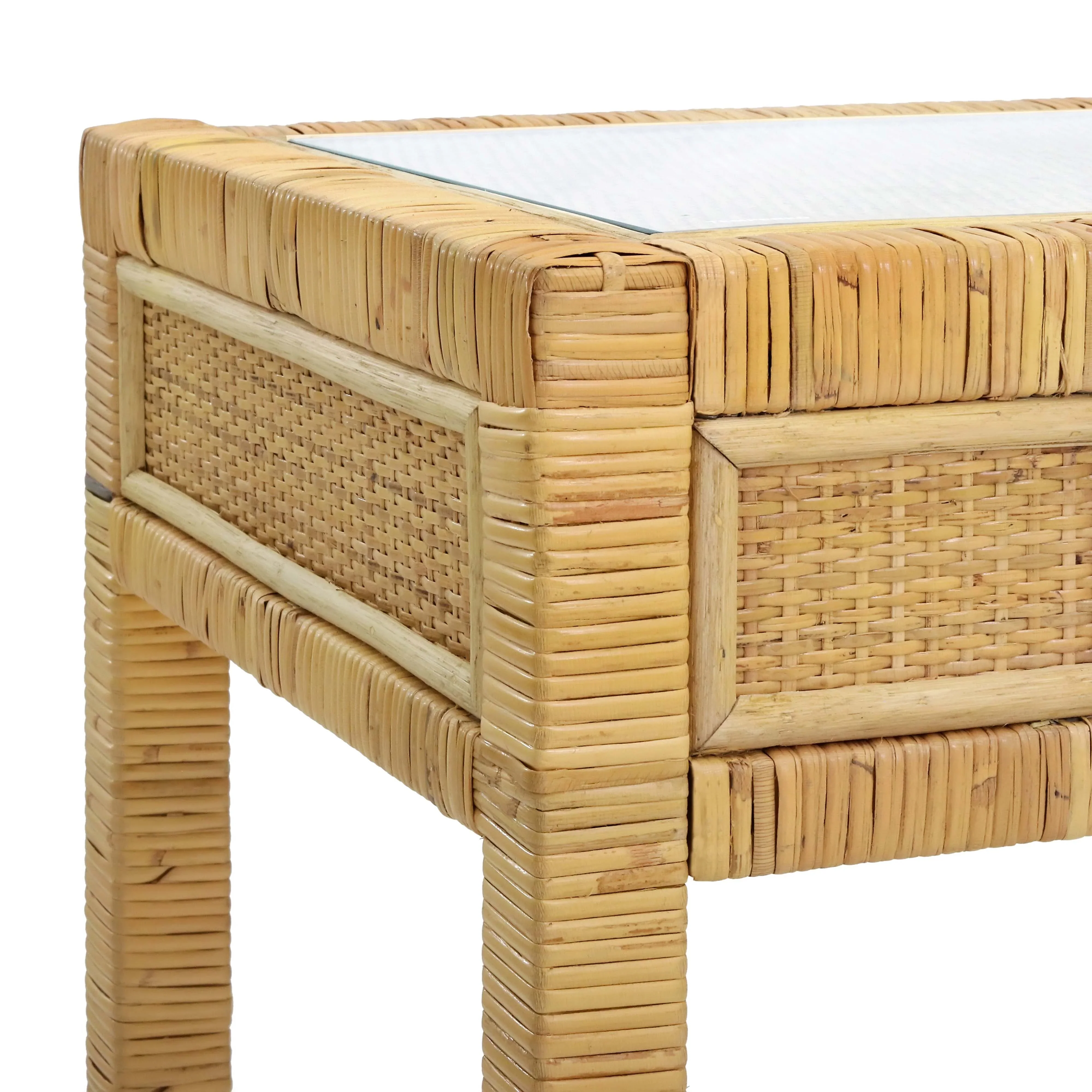 Amara 47" Woven Rattan Desk - Image 5