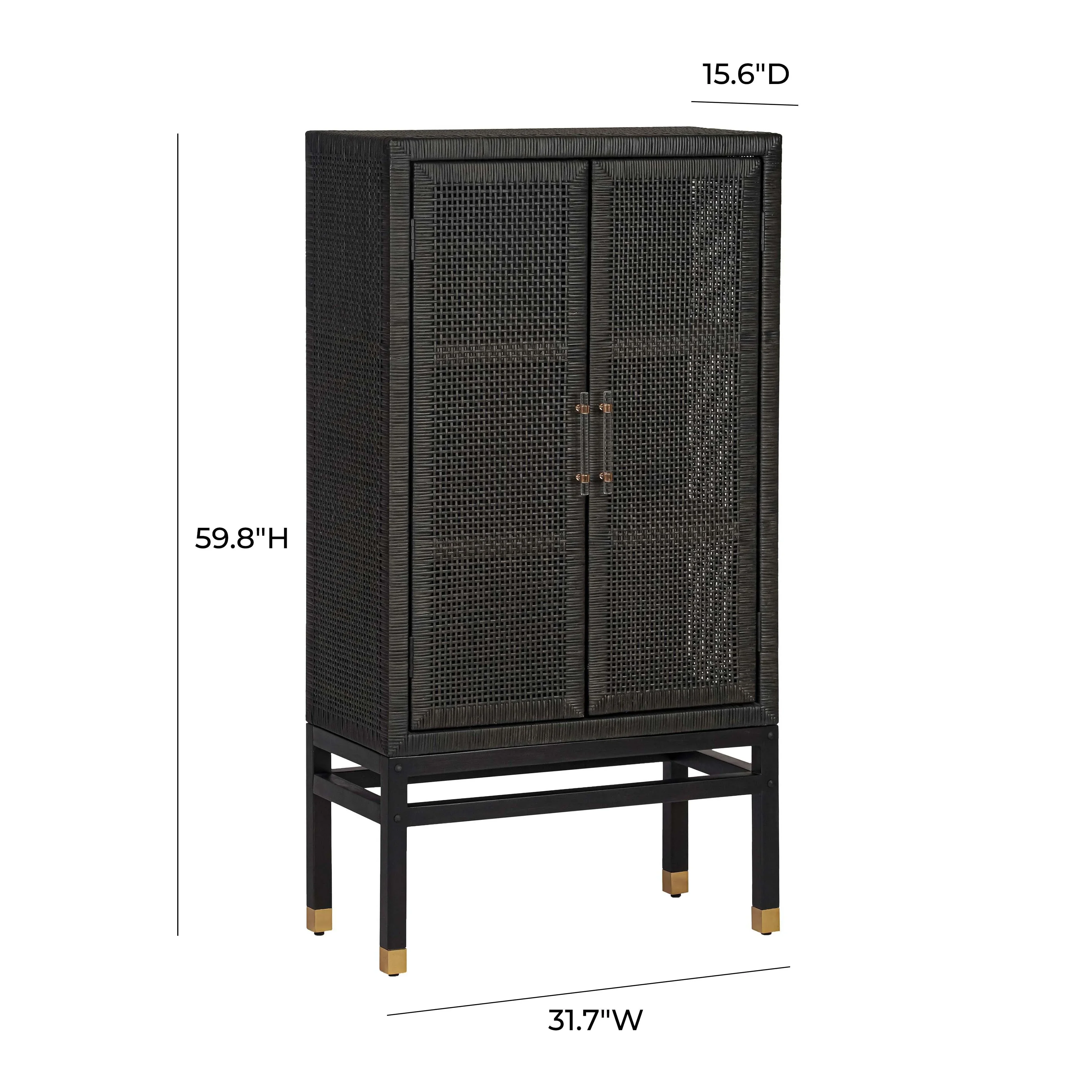 Amara Woven Rattan Cabinet - Image 12