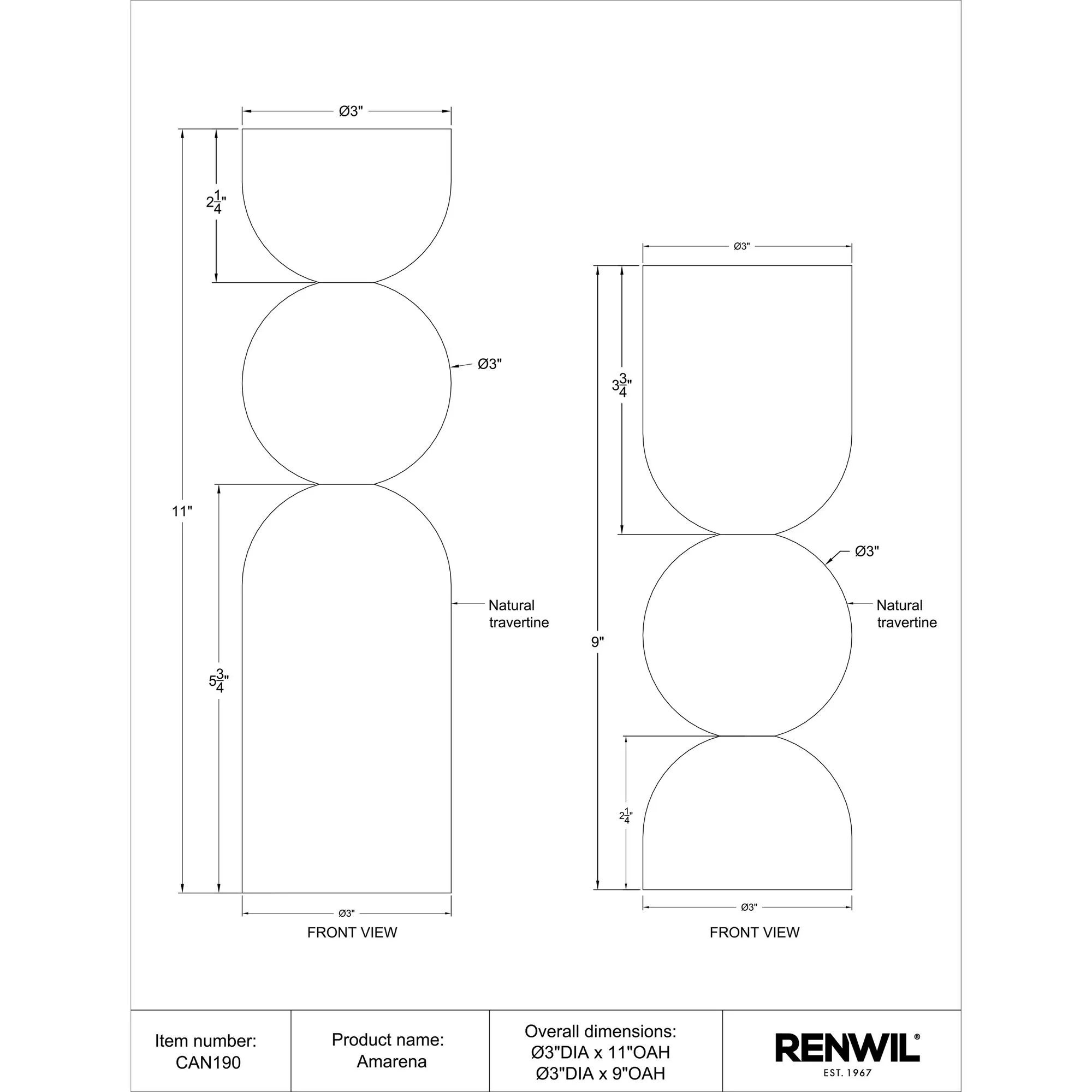 Amarena Candle Holder Set Of 2 - Image 6
