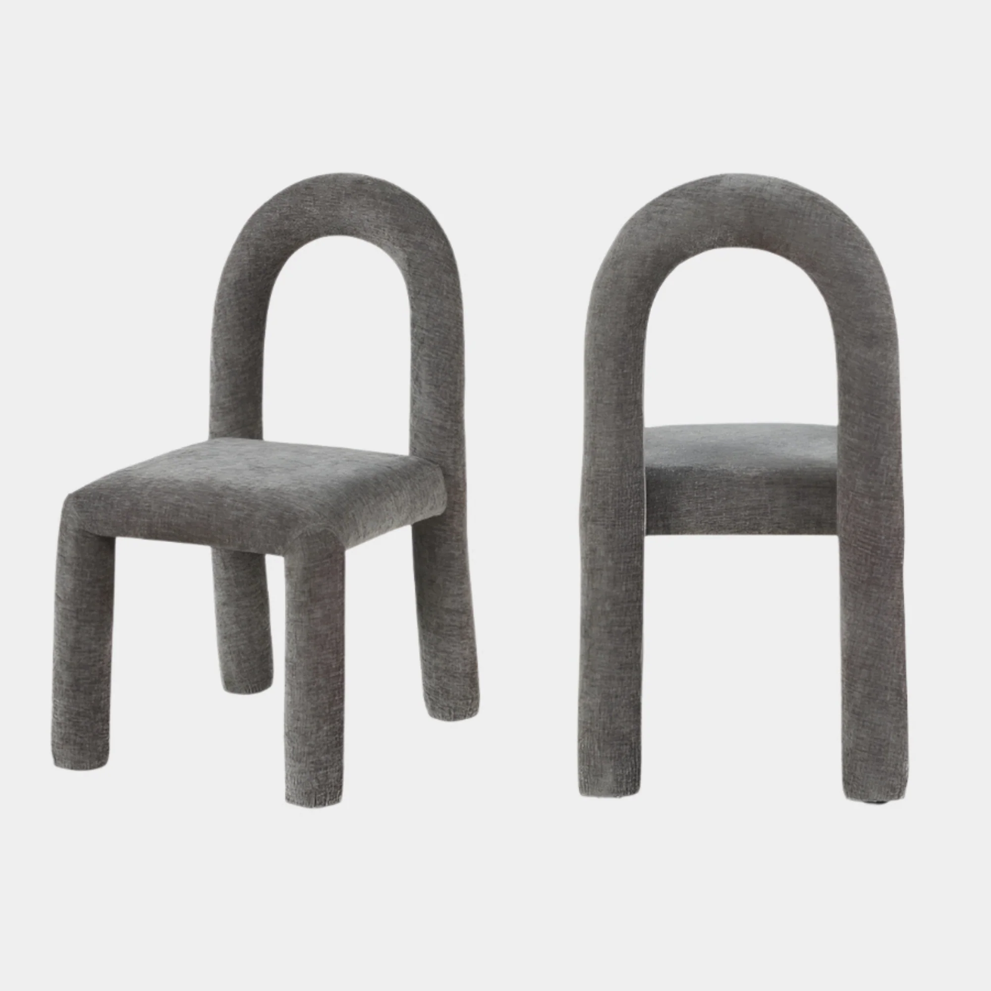 Amari Chenille Fabric Upholstered Dining Chair - Image 11