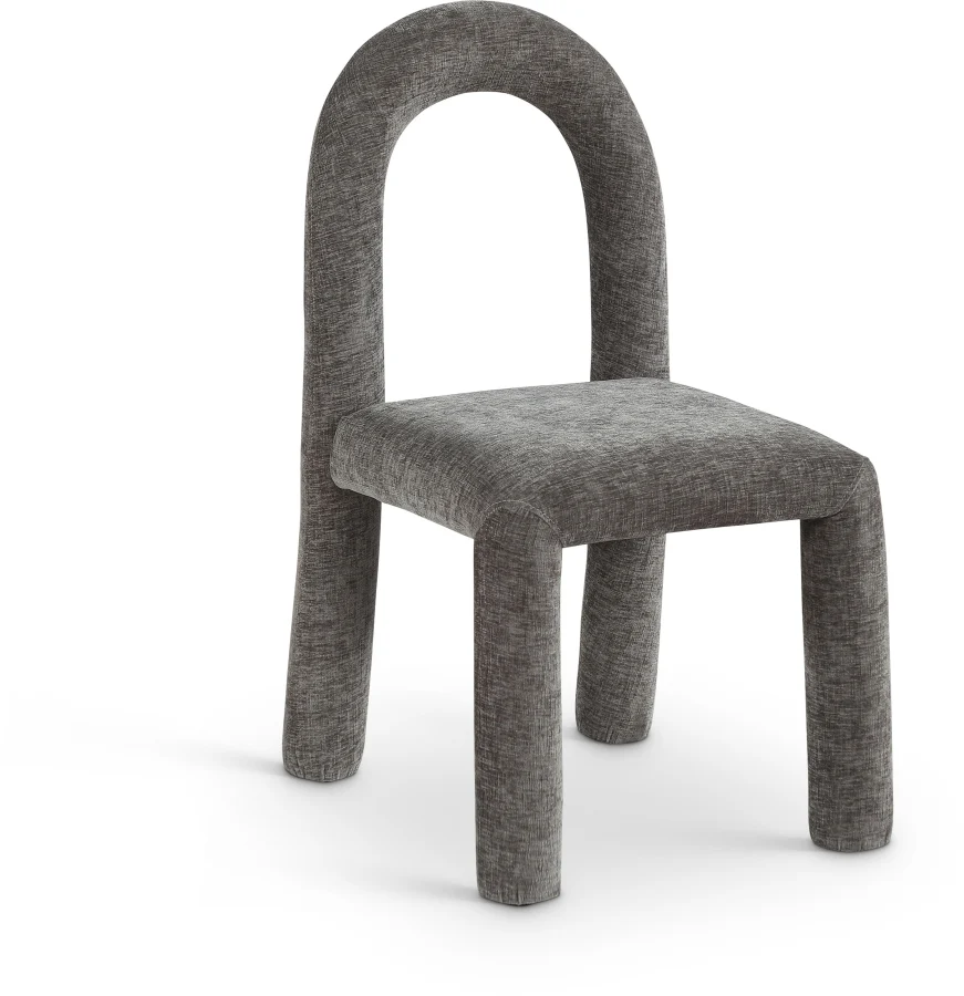 Amari Chenille Fabric Upholstered Dining Chair - Image 12