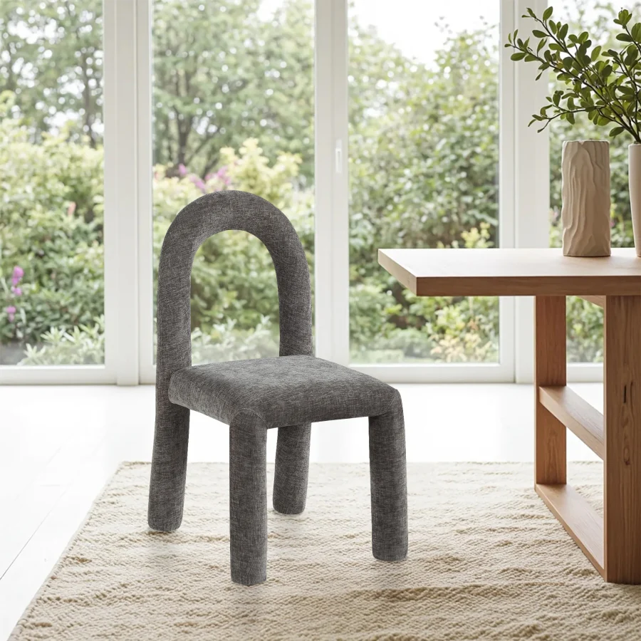 Amari Chenille Fabric Upholstered Dining Chair - Image 13