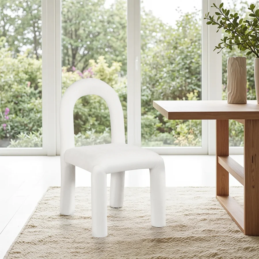 Amari Chenille Fabric Upholstered Dining Chair - Image 23