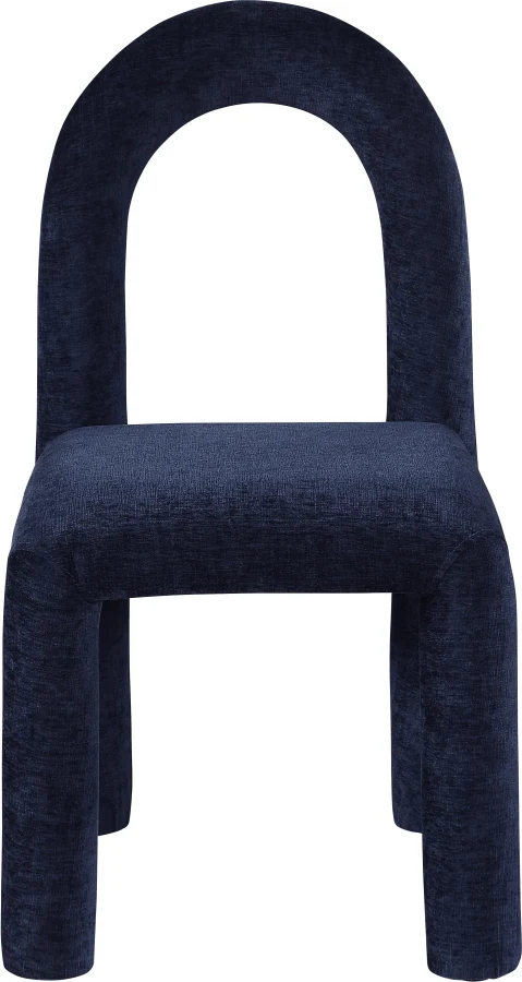 Amari Chenille Fabric Upholstered Dining Chair - Image 34